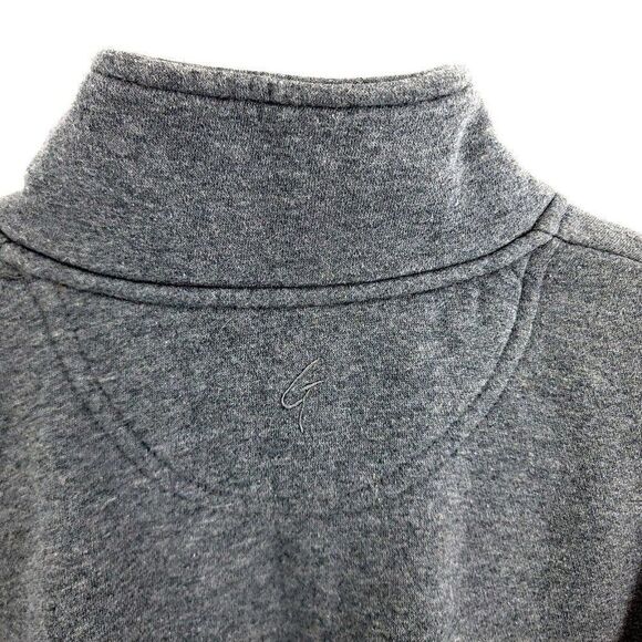 Big Cotton Final Four Houston 2023 Gray 1/4 Zip Sweater Small Cotton Polyester - Picture 4 of 8